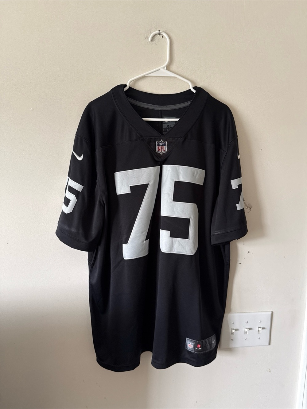 Men’s Nike Howie Long #75 Oakland Raiders Vapor Lmtd NFL Jersey Sz XL - RARE